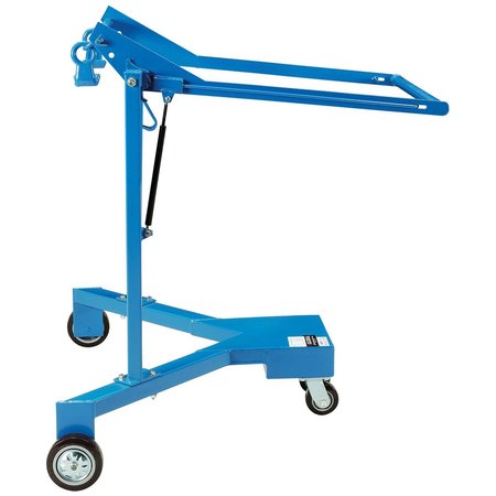 GLOBAL INDUSTRIAL Portable Drum Lifter & Palletizer, Steel, Blue, 800 Lb. Capacity 955061